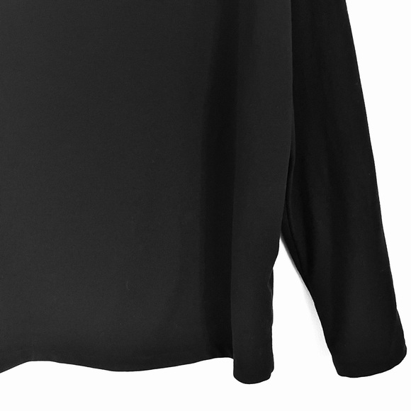 All Saints Oversize Long Sleeved Rita Top In Black Size XS EUC - Picture 11 of 16